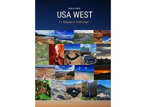 9783347987951 - USA WEST Reiseführer Roadtrip durch den Westen der USA + Nationalparks - Janina Stiefel Kartoniert (TB)