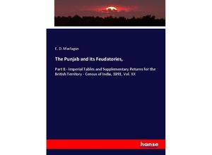 9783348013260 - The Punjab and its Feudatories - E D Maclagan Kartoniert (TB)