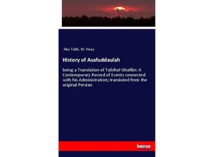 9783348019514 - History of Asafuddaulah - Abu Talib W Hoey Kartoniert (TB)