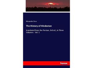 9783348019552 - The History of Hindostan - Alexander Dow Kartoniert (TB)
