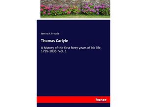 9783348020589 - Thomas Carlyle - James A Froude Kartoniert (TB)