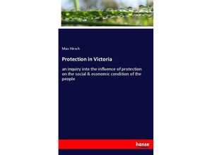 9783348020688 - Protection in Victoria - Max Hirsch Kartoniert (TB)