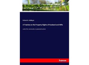 9783348021937 - A Treatise on the Property Rights of Husband and Wife - Richard A Ballinger Kartoniert (TB)