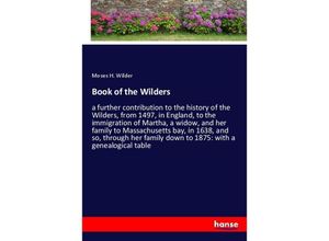 9783348024020 - Book of the Wilders - Moses H Wilder Kartoniert (TB)