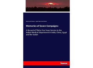 9783348026536 - Memories of Seven Compaigns - James Howard Thornton A Egmont Hake Edward Thorton Kartoniert (TB)