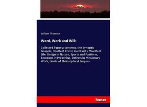 9783348027731 - Word Work and Will - William Thomson Kartoniert (TB)