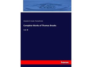 9783348035668 - Complete Works of Thomas Brooks - Alexander B Grosart Thomas Brooks Kartoniert (TB)