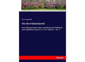 9783348039253 - The Life of David Garrick - Percy Fitzgerald Kartoniert (TB)