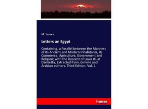 9783348039321 - Letters on Egypt - M Savary Kartoniert (TB)