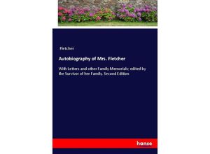 9783348040471 - Autobiography of Mrs Fletcher - Fletcher Kartoniert (TB)