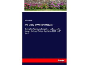 9783348041508 - The Diary of William Hedges - Henry Yule Kartoniert (TB)