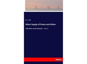 9783348044240 - Water Supply of Poona and Kirkee - R E Fife Kartoniert (TB)