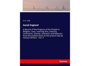 9783348044790 - Social England - H D Traill Kartoniert (TB)