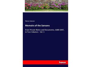 9783348045124 - Memoirs of the Sansons - Henry Sanson Kartoniert (TB)