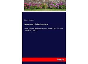 9783348045254 - Memoirs of the Sansons - Henry Sanson Kartoniert (TB)