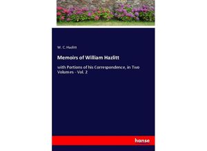 9783348045759 - Memoirs of William Hazlitt - W C Hazlitt Kartoniert (TB)