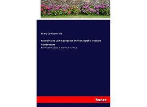 9783348045810 - Memoirs and Correspondence of Field-Marshal Viscount Combermere - Mary Combermere Kartoniert (TB)