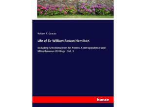 9783348047494 - Life of Sir William Rowan Hamilton - Robert P Graves Kartoniert (TB)