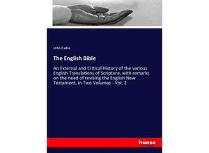 9783348060141 - The English Bible - John Eadie Kartoniert (TB)