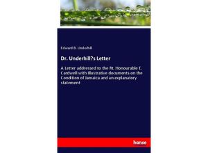 9783348060264 - Dr Underhills Letter - Edward B Underhill Kartoniert (TB)