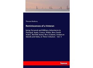 9783348060530 - Reminiscences of a Veteran - Thomas Bunbury Kartoniert (TB)