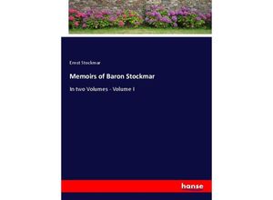 9783348080071 - Memoirs of Baron Stockmar - Ernst Stockmar Kartoniert (TB)