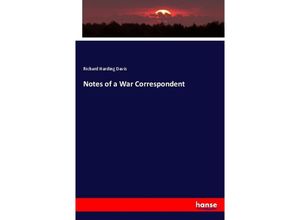 9783348088268 - Notes of a War Correspondent - Richard Harding Davis Kartoniert (TB)