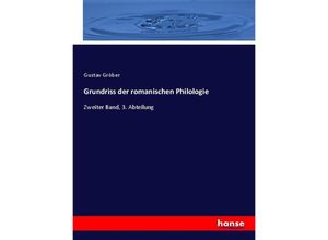 9783348096447 - Grundriss der romanischen Philologie - Gustav Gröber Kartoniert (TB)