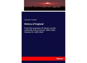 9783348096799 - History of England - Samuel R Gardiner Kartoniert (TB)