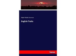 9783348098298 - English Traits - Ralph Waldo Emerson Kartoniert (TB)