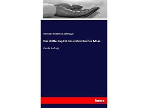 9783348103374 - Das dritte Kapitel des ersten Buches Mose - Hermann Friedrich Kohlbrügge Kartoniert (TB)