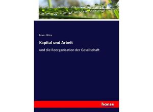 9783348107495 - Kapital und Arbeit - Franz Hitze Kartoniert (TB)