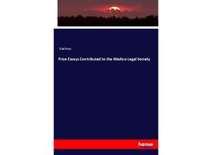 9783348108614 - Prize Essays Contributed to the Medico-Legal Society - Various Kartoniert (TB)