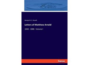 9783348115223 - Letters of Matthew Arnold - George W E Russell Kartoniert (TB)