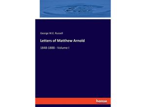 9783348115315 - Letters of Matthew Arnold - George WE Russell Kartoniert (TB)