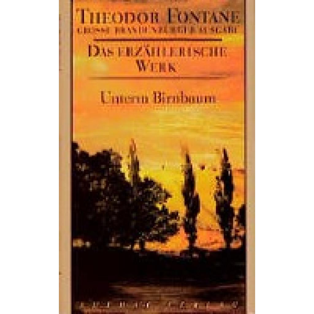 9783351031206 - Unterm Birnbaum - Theodor Fontane Leinen