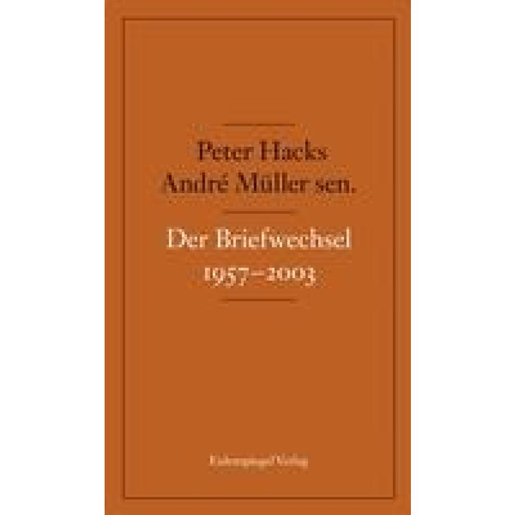 9783359024590 - Müller André Der Briefwechsel 1957-2003