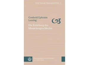 9783374056699 - Die Erziehung des Menschengeschlechts - Gotthold Ephraim Lessing Kartoniert (TB)