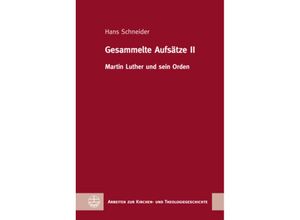 9783374069224 - Gesammelte Aufsätze II - Hans Schneider Gebunden