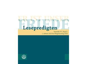 9783374074785 - Er ist unser Friede Lesepredigten Textreihe VI Bd 1 Kartoniert (TB)