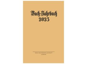 9783374075003 - Bach-Jahrbuch 2023 Kartoniert (TB)