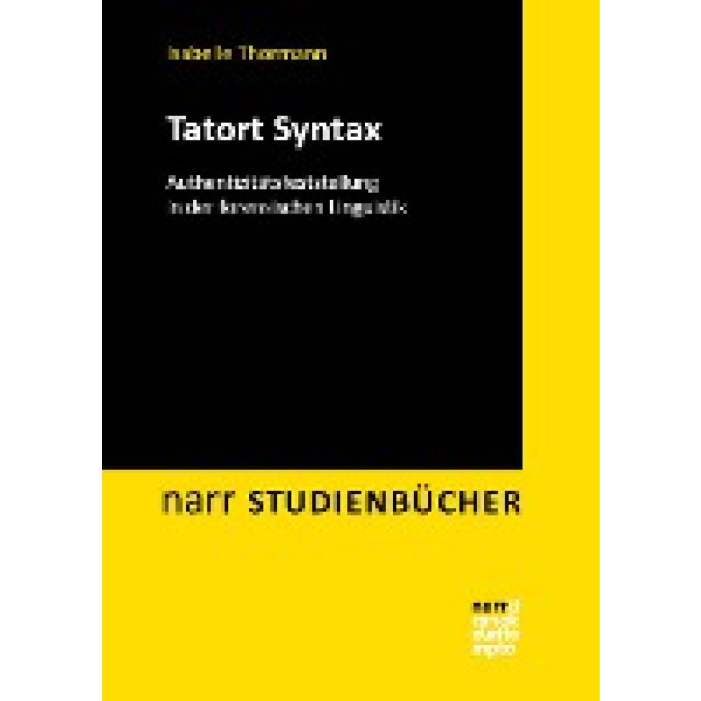 9783381121014 - Thormann Isabelle Tatort Syntax