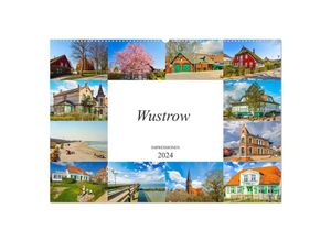 9783383003752 - Wustrow Impressionen (Wandkalender 2024 DIN A2 quer) CALVENDO Monatskalender