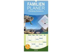 9783383109386 - Familienplaner 2024 - Climbing Solutions - Bergsport weltweit mit 5 Spalten (Wandkalender 21 x 45 cm) CALVENDO