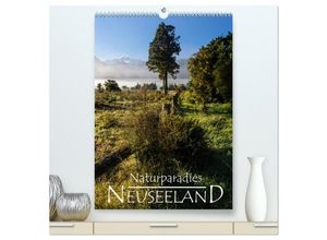 9783383121876 - Naturparadies Neuseeland (hochwertiger Premium Wandkalender 2024 DIN A2 hoch) Kunstdruck in Hochglanz