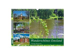 9783383133206 - Wunderschönes Emsland (Wandkalender 2024 DIN A3 quer) CALVENDO Monatskalender