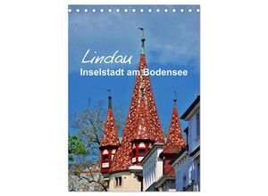 9783383246357 - Lindau - Inselstadt am Bodensee (Tischkalender 2024 DIN A5 hoch) CALVENDO Monatskalender