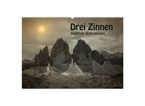 9783383267185 - Drei Zinnen - Südtirols Wahrzeichen (Wandkalender 2024 DIN A2 quer) CALVENDO Monatskalender