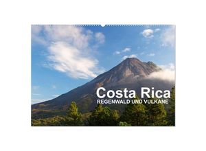 9783383436062 - Costa Rica - Regenwald und Vulkane (Wandkalender 2024 DIN A2 quer) CALVENDO Monatskalender