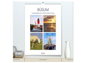 9783383439315 - Büsum - Impressionen eines Sommers (hochwertiger Premium Wandkalender 2024 DIN A2 hoch) Kunstdruck in Hochglanz